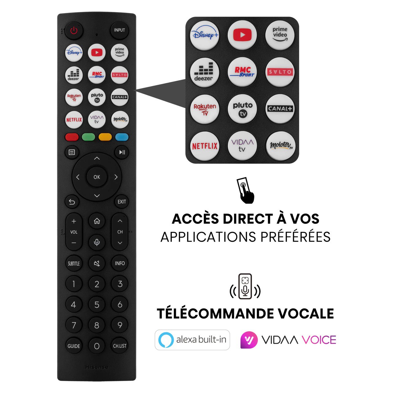Télécommande Vocal